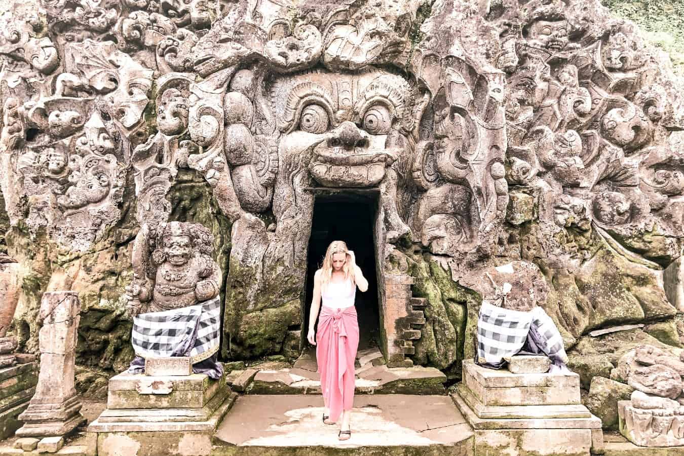 Goa Gajah Elephant Cave, A Temple Near Ubud Bali