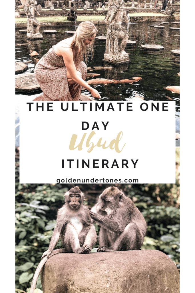One Day Ubud Bali Itinerary