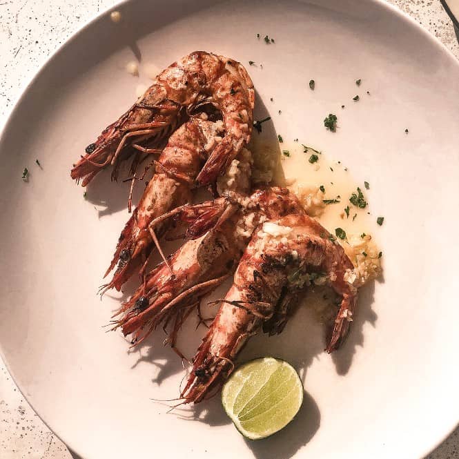 Grilled Shrimp From Echo Beach Club Bar And Restaurant