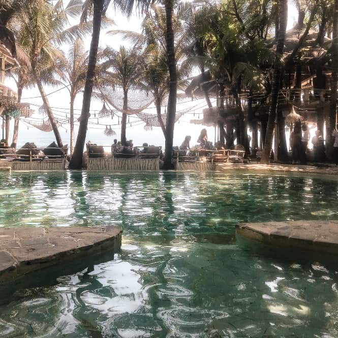 A Pool View From A Beach Club In Canggu Bali Called La Brisa
