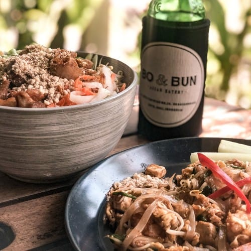 Bo N Bun Seminyak, Pad Thai And Pork Belly Bites
