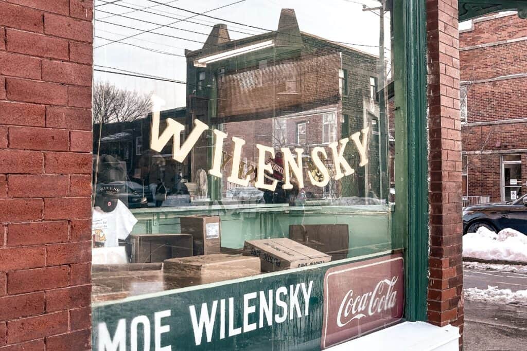 Wilensky, A Jewish Deli In Montreal Canada