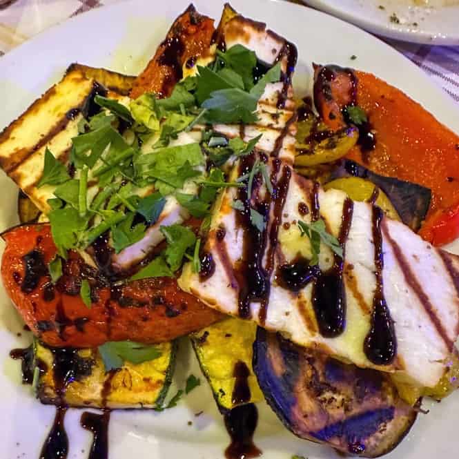 Vegetable Dish From Tavern Klimataria