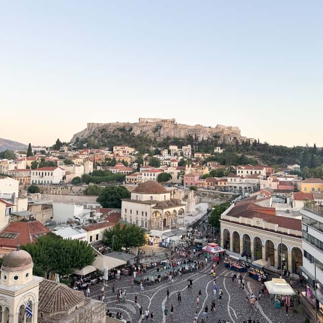 Views From 360 Cocktail Bar In Athens Greece, Athens Greece Itinerary