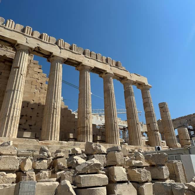 The Acropolis In Athens Greece